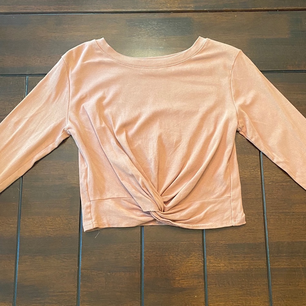 SHEIN tan crop top